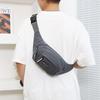 Men's waist bag - adjustable strap, multi-pocket design, outdoor sports daily commuting waist bag, multi-functional travel bag