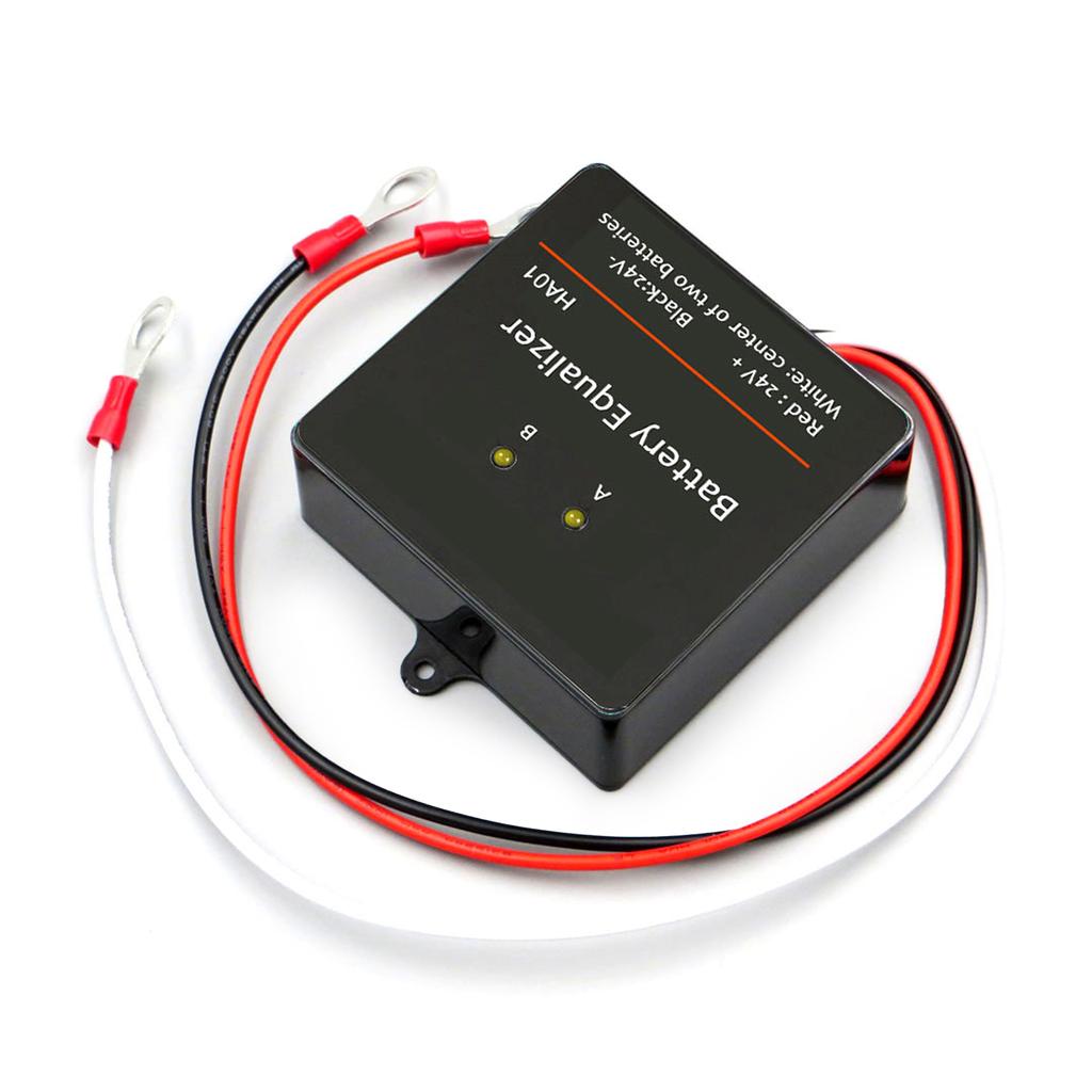Batterien Spannungsausgleicher 24V Batterieausgleicher für Blei-Säure-Lithium-Batterie mit LED-Anzeige Batterieausgleicher