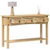 VidaXL Console Table Corona 114x34,5x73 Cm Solid Pine Wood, Sofa Table, Side Table, Hallway Console Table, 4005666