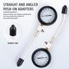 0-300PSI Engine Compression Tester Kit Engine Compression Tester, 8PCS Engine Cylinder Pressure Gauge for Petrol Gas Engine