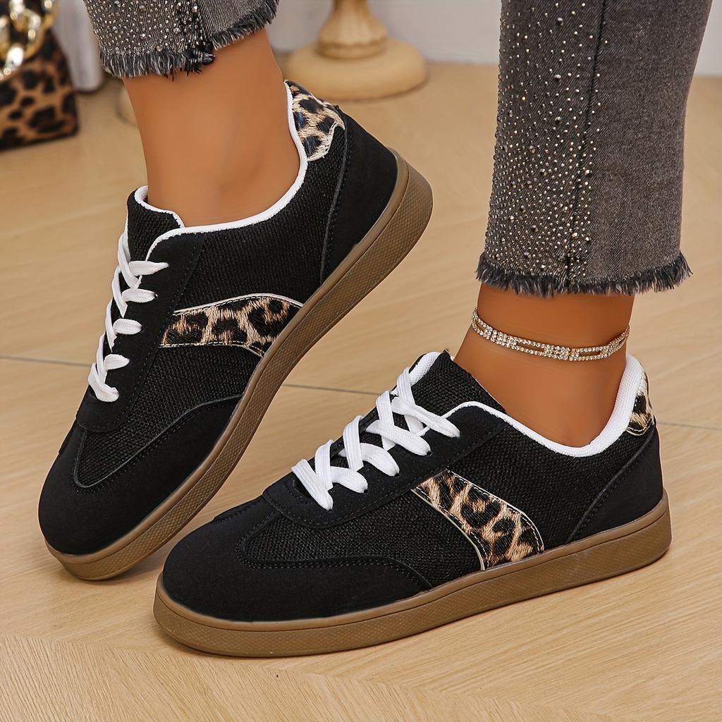 Women's 2025 Spring New Arrival Korean Style Chunky Sole Platform Color-Block Lace-Up Versatile Casual Sneakers