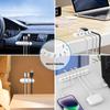 AHASTYLE WG144 3Pcs Silicone Cable Clip Organizer 3/5/7 Hole Set Wire Management System