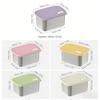 Large Capacity Food Storage Container 304 Stainless Steel Lunch Box Refrigerator Sealed Fruit Vegetable Fresh-keeping Box