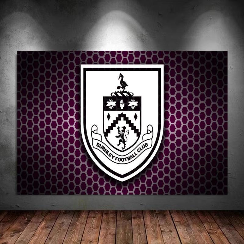 Burnley FC 100% Round Full Drill 5D DIY Diamond Painting Embroidery Cross Stitch Rhinestone Décor