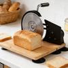 Manual Bread Cutter for Homemade Sourdough Bread Hand Crank Slicing Tool   Thickness Evenly Slicing Stainless Steel