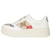 Damen GG Sneaker 'Mehrfarbig Bestickt' (Damengrößen) Weiße / Mehrfarbige Skateschuhe 670408 AABBW 9068
