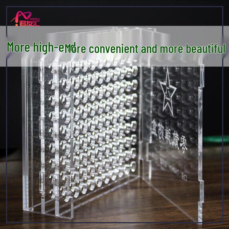 Junyouhui Transparent Acrylic 100-Round Ammunition Storage Box Box