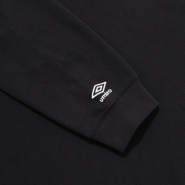 UMBRO Lettering Graphic Long Sleeve Tee Black (Uq311Crl92) (A Type)