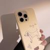 Artistic Minimalist Line Puppy Case for iPhone 16 iPhone 16 Pro Max