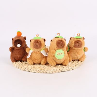 Baseball Jersey, Kapibala Sport, Capybara, Small Rabbit Fur, Plush Toy, Accessory, Pendant, Couple Keychain Gift