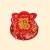 Traditional Snake Year Door Sticker Blessing Words Window Flower Sticker  Lunar New Year