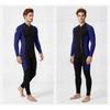 Mens 3mm Full Body Wetsuit With Front Zip Long Sleeve Diving Snorkeling Surfing Warmth Protection
