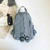 Bolso de Pecho de Mezclilla Gran Capacidad Bolso Cruzado para Mujer Viajero Múltiples Compartimentos Mochila de Estrella de Cinco Puntas