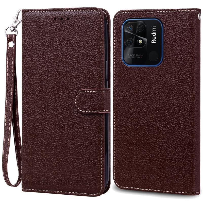 Pouzdro Redmi10C Pro Xiaomi Redmi 10C Pouzdro Měkké Kožené Peněženkové Odklápěcí Pouzdro Pro Redmi 10C Pouzdro 10 C Knižní Kryty na Telefon Coque Fundas