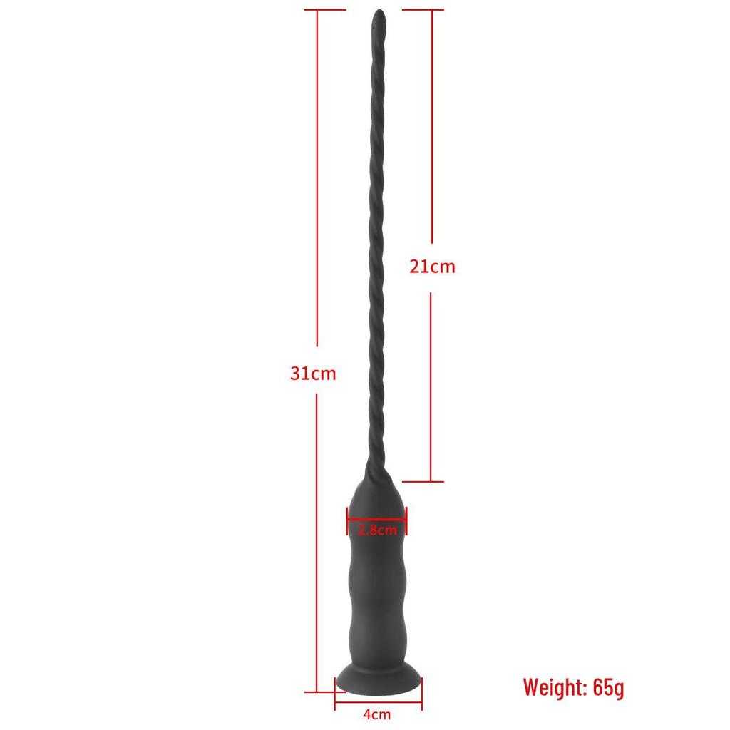 Magnetic Spiral Urethral Dilator & Vibrator for Adults