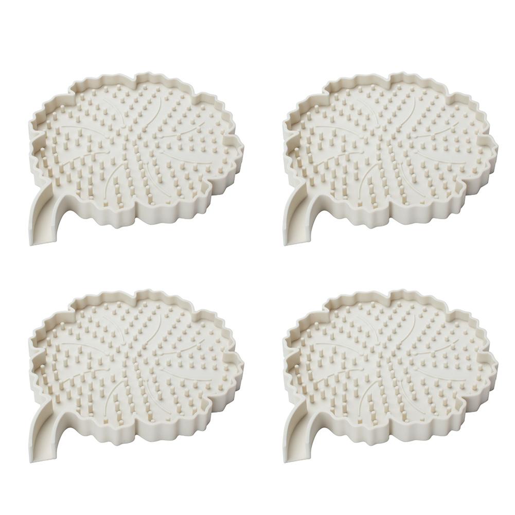 4Pcs Silicone Heat Insulation Pads Kitchen Table MATS Anti-heat Pads Bowl MATS Cup MAT For Kitchen And Dining 16.6x14.9cm