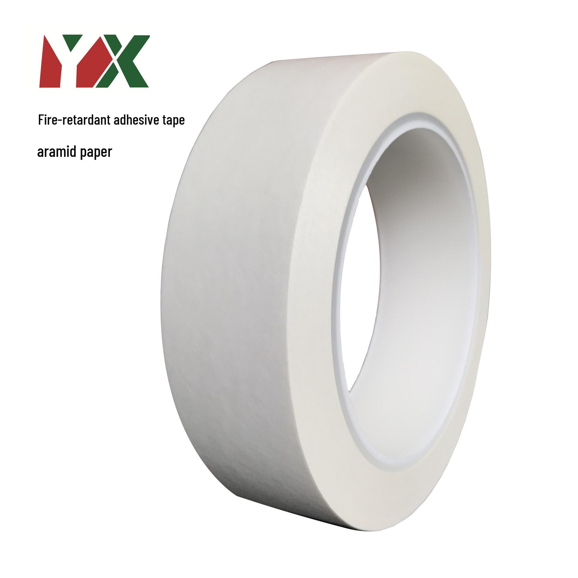 

Nomex Aramid Paper Fireproof Tape for Transformers, Motors, Lithium Batteries, 94V0 Flame Retardant Width 5MM, Length 50m