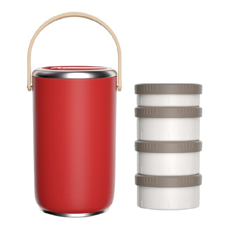 Stackable Lunch Jar with Handle Portable Leak Proof Bentos Box Stainless Steel Vacuums Insulated Food Container
