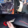 Luxury Leather Car Seat Covers Front Rear Full Set Cushion Protector Universal