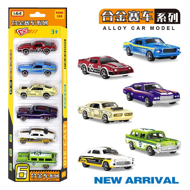 

1:64 City Alloy Sports Car Vintage Bridge Mini Racing Collection Slide Vehicle Toy Diecast Model Boy Kids Toys Car Birthday Gift