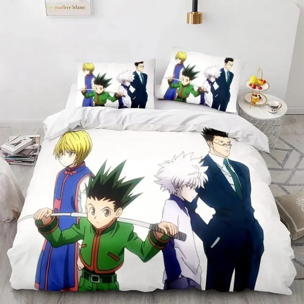 Comforter New 3D Print Home Textiles Hunter×Hunter Bedding Set Single Twin Full Queen King Size Bed Set Adult Kid Bedroom S
