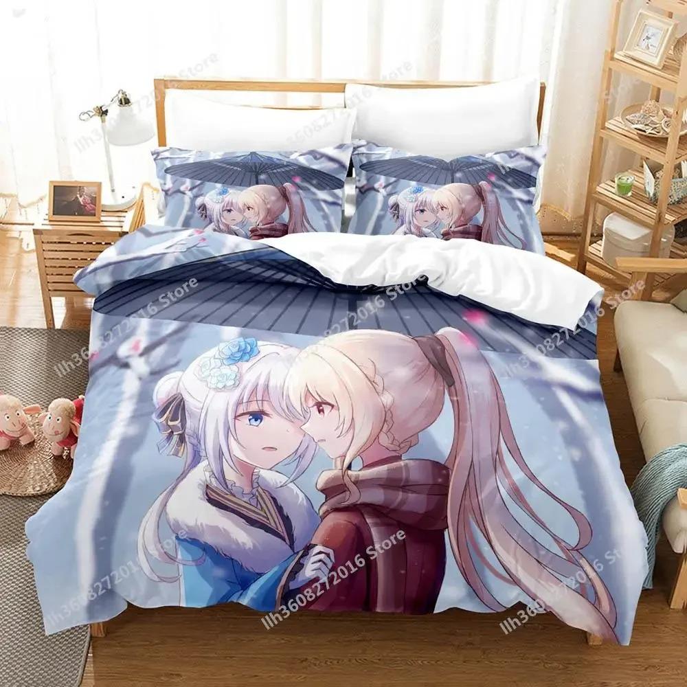 Madoka Magica Bedding Set Single Twin Full Queen King Size Bed Set Adult Kid Bedroom Duvet Cover Sets Anime Bed Sheet Set