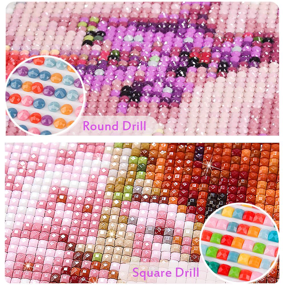 5D Diamond Painting Food Poster Diamond Mosaic Embroidery Set Bread Beer Cup DIY Rhinestone Kitchen Restaurant Decoration Gift