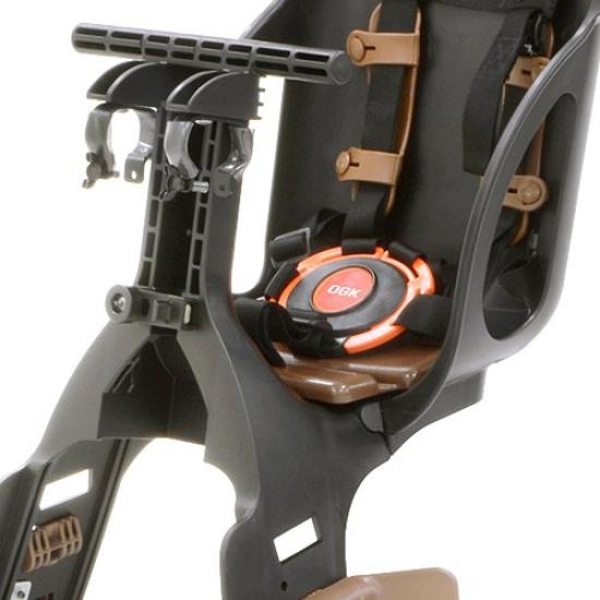 OGK Giken OGK Giken Přední dětská sedačka Přední dětská sedačka s možností použití pro jízdní kola (Řada FBC) FBC-015DX (Opěrka hlavy pro volný čas) Černá/Hnědá Černá/Hnědá