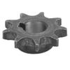 06B 9 Teeth with Key Groove 10mm Inner Diameter Steel Motor Gear Sprocket Accessory