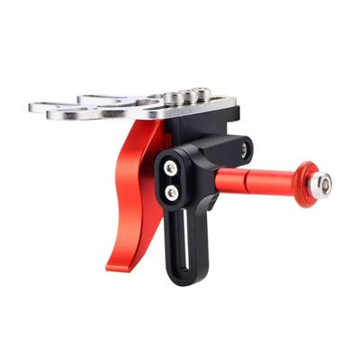 Ergonomic Shutter Release Extension Lever Triggers Mount Adapter for Diving Grip and Underwater Camera Housing Handle