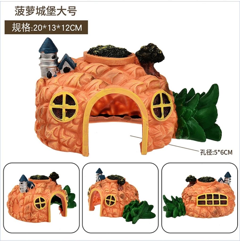 European Luxury Resin Roman Column Ornaments Aquatic Handicraft for Garden Landscaping Fish Tank Aquatic Box Accessories Bag