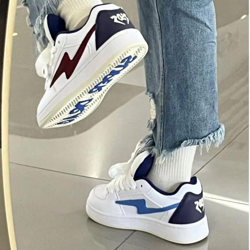 Mandarin Duck Bread Shoes Women's Lightning Autumn New Original Design Couple Retro Platform Casual Board Shoes