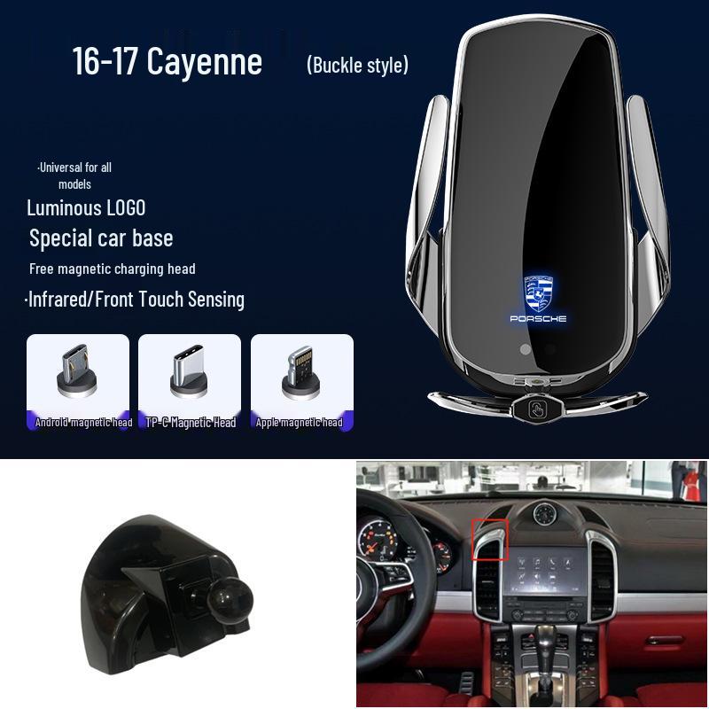 

Magnetic Wireless Fast Charging Phone Holder for 718/Panamera/Cayenne/911