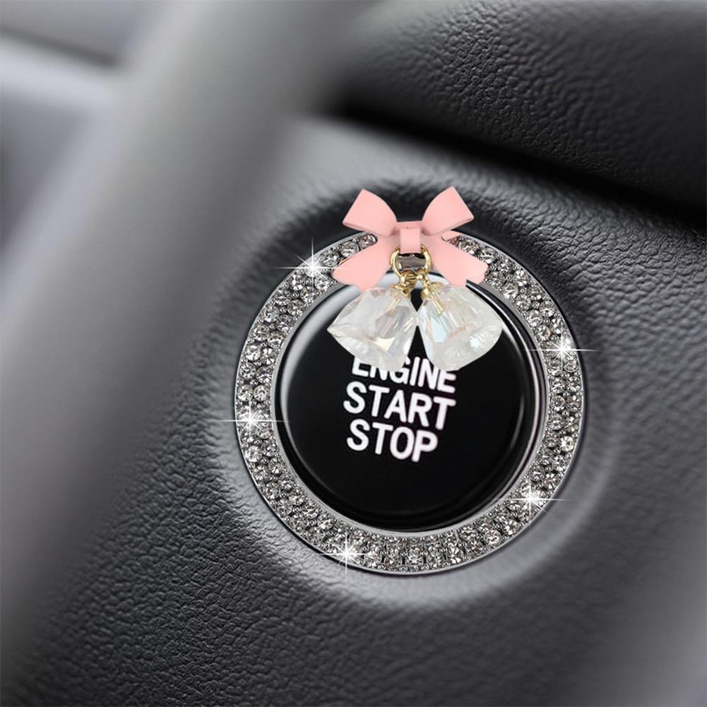 Stilvolles Autoinnenraum Auto Dekorativer Ring Autoinnendekoration Elegantes Design Lang anhaltender Glanz Für die meisten Automodelle