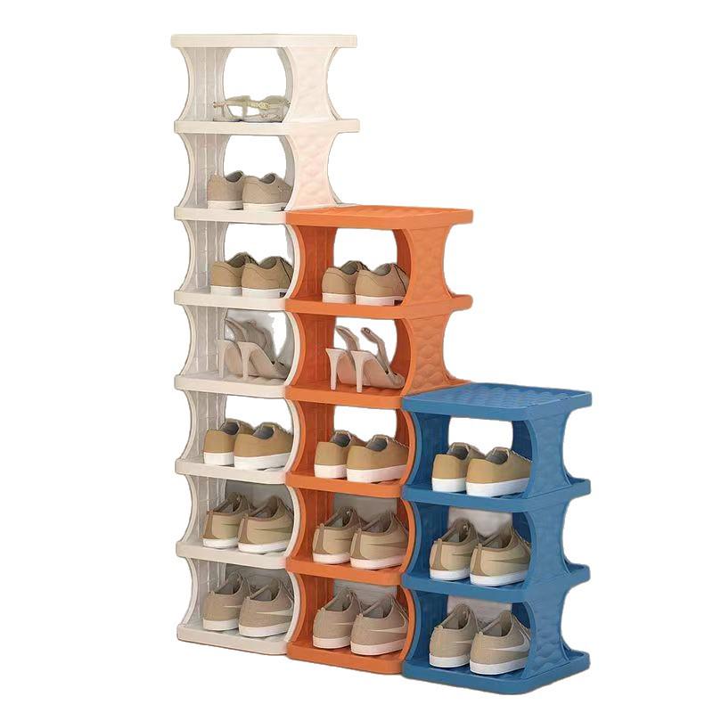 Multi-Layer Shoe Rack for Doorway, Dorm, or Rental Room Storage