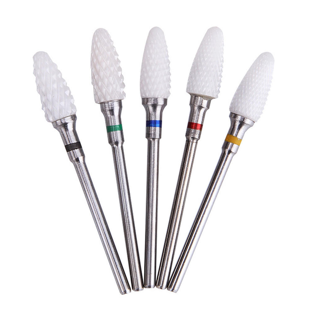 Nail Drill Cuspidal Nail Grinding Head for Nail Polisher Manicure Tool