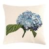 Mother Day Hydrangea Throw Pillow Cover Beautiful Flower Cushions Cover Elegant Pillow Case Fine Linen Material