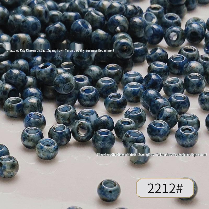 4mm Picasso Glass Seed Beads for DIY Jewelry: Bracelet, Necklace, Ring Accessories