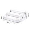 Make Up Organizer Multi-Layer Desk Skin Care Organizer Cosmetic Storage Box Perfume Organizer Transparent Step Display Stand
