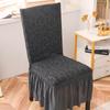 All-Season Stretch Skirt Chair Cover - Modern Simple Design for Home & Hotel