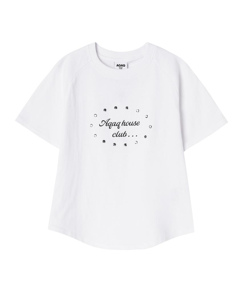 Eikyueikyuhauseukeulleob Circle House Raglan T-Shirt [White]