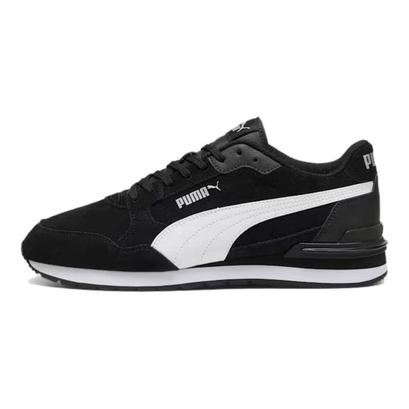 PUMA Unisex Black White St Runner V4 Low Top Casual Shoes 399665-01