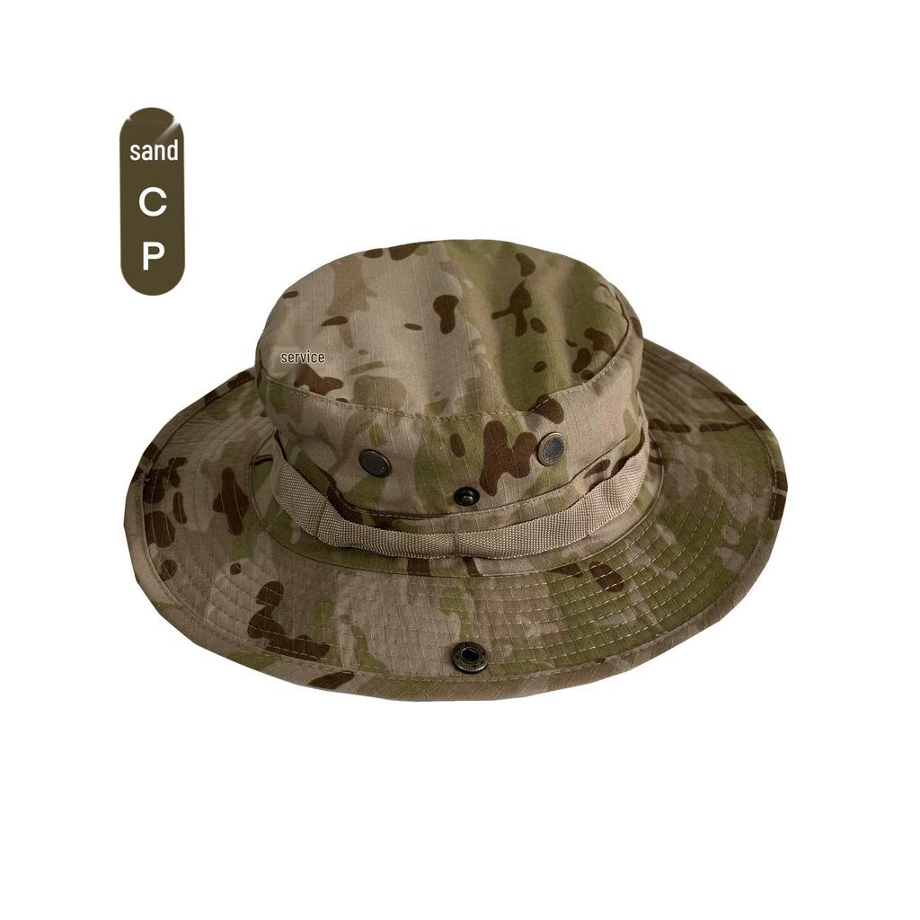Camouflage Sun Protection Set: Windproof Fisherman Hat & Cycling Balaclava for Outdoor Adventures