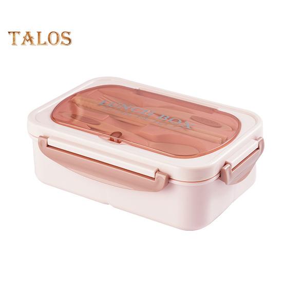 

Ланч-бокс Bento с набором посуды, герметичное отделение, контейнеры для обеда большой емкости, пригодные для использования в микроволновой печи розовый