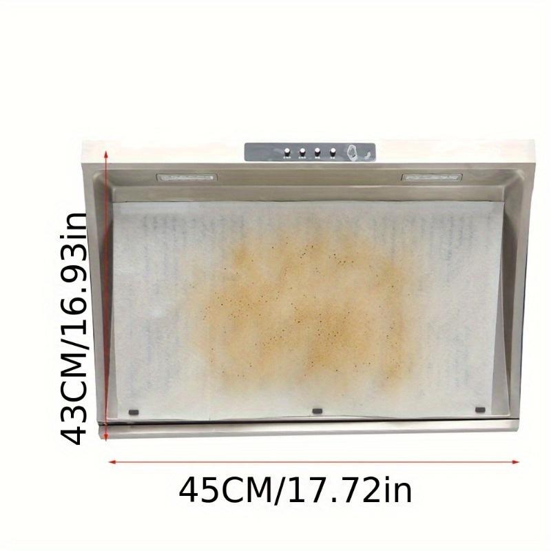 12pcs Disposable Hood Oil Filter Paper Non-woven Cooker Hood Extractor Fan Filter Kitchen Hood Grease Anti Oil Cotton