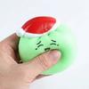 Sound Effect Christmas Hat Bun Squishy Toy Reusable Squeeze Fidget Toy  Christmas Gift