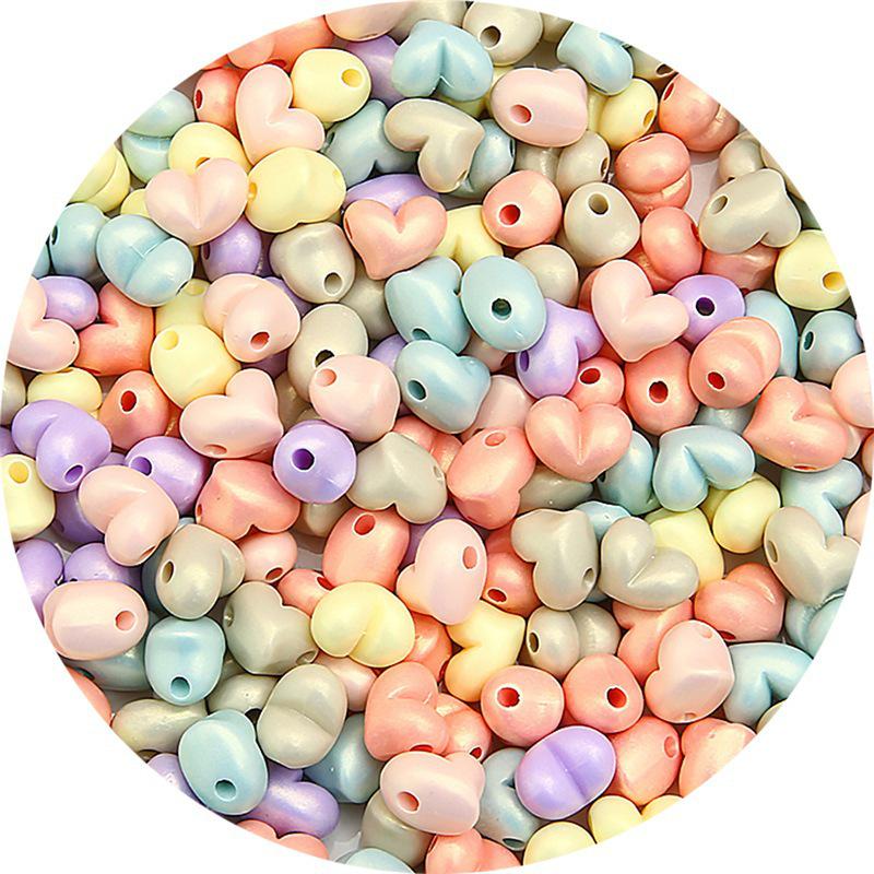 Macaron Acrylic Beads for DIY Jewelry Making - Straight Hole