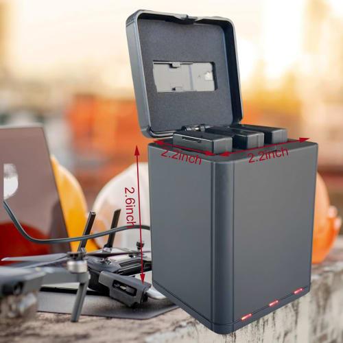 Three 1100mAh Batteries + 3-in-1 USB Speed ??Tello Battery Charger for DJI Tello RC Quadcopter.