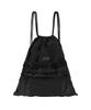 Uuuup Lace String Bag - Black
