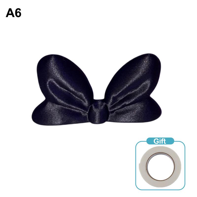 Bow-Shaped Screen Decorator Computer Monitor & Car Vent Decoration Stress Fidget For Girls, Plastic Ornament For Home Office